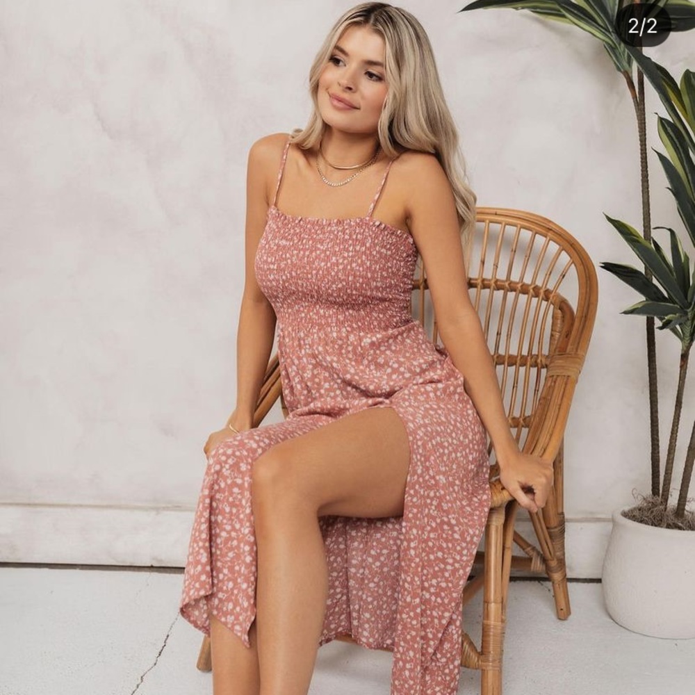 kittenish midi dress